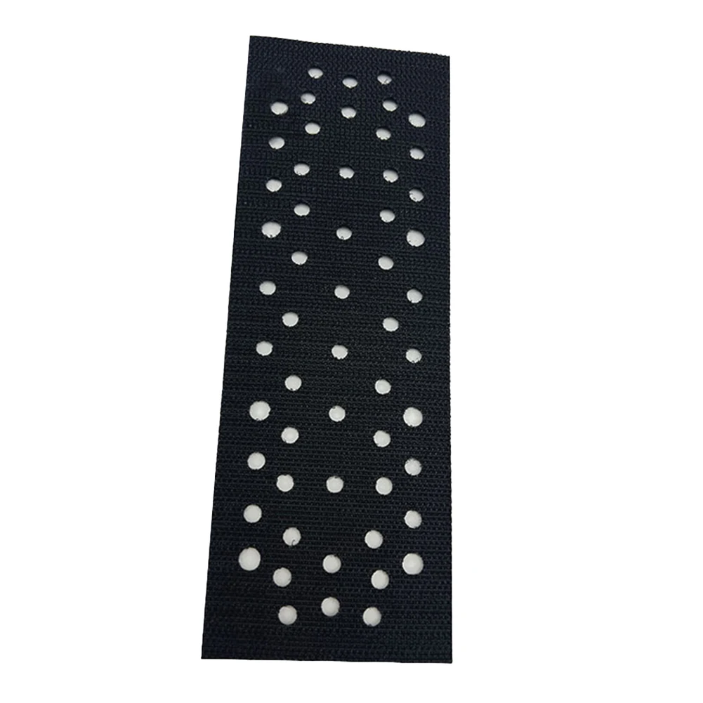 Interface Pad with Velour Material for Pneumatic Sander and Polisher Machines Providing Enhanced Abrasive Performance