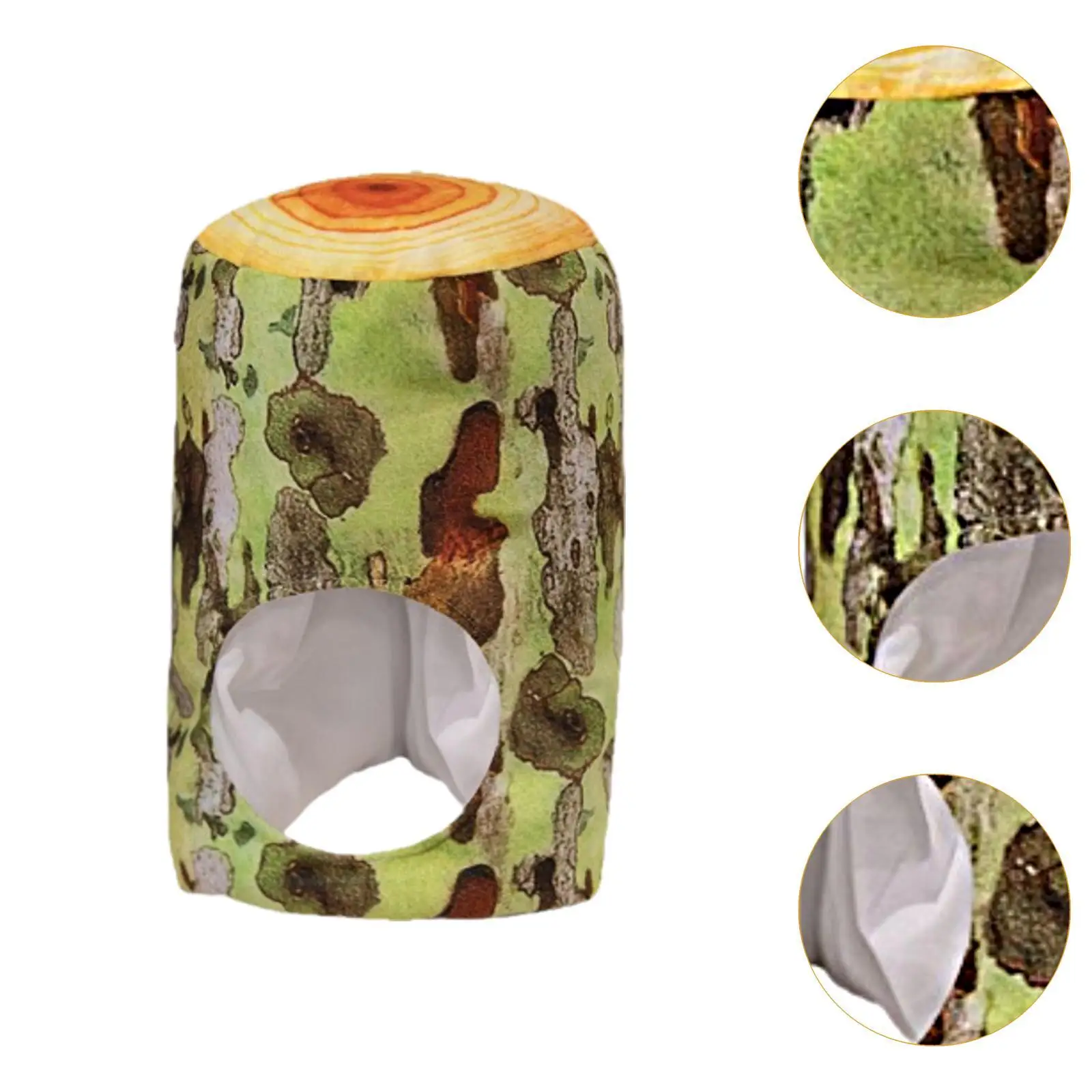 Cosplay Anime Tree Stump Cappello di peluche Copricapo divertente Berretto per costume unisex per accessorio fotografico per festa di carnevale