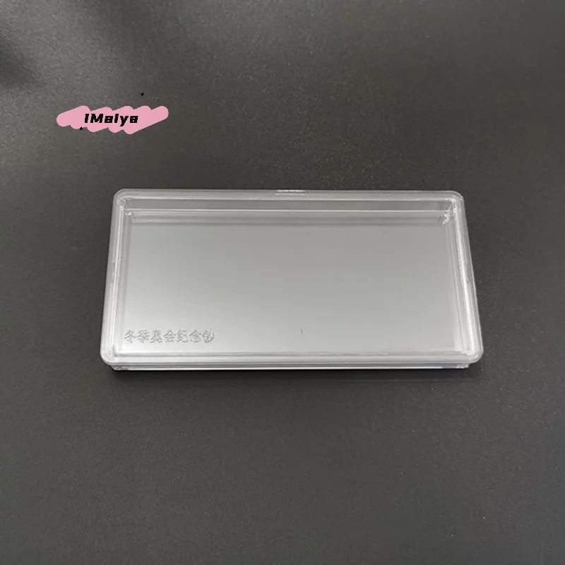 M-1Pc Portable Storage Box Paper Money Jewelry accessories Currency Banknote Cases Collection Box Transparent Plastic Case