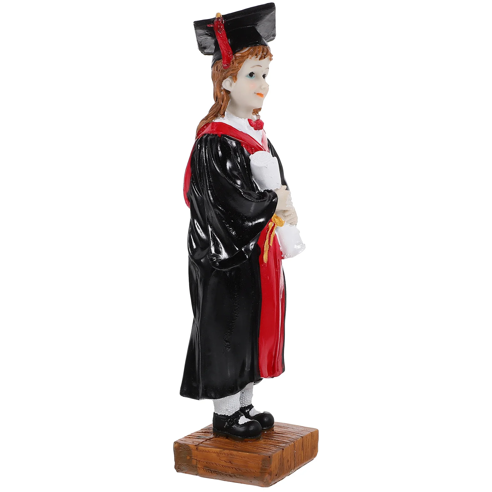 

Resin Graduation Desktop Decoration Cartoon Character Ornament Graduation Season Party Centerpiece Table Decoration
