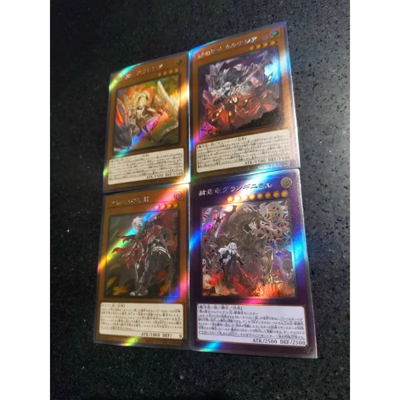 ¡DIY yu-gi-oh! Granguignol The Dusk Dragon, increíble Ecclesia Blazing Cartesia The Virtuou Anime Peripheral Game Collection Card