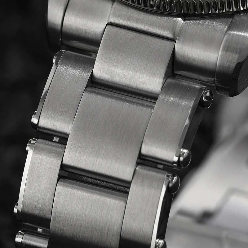 Custom Luxury NH34 นาฬิกาข้อมือสแตนเลส GMT นาฬิกายี่ห้อ Sapphire Glass นาฬิกาผู้ชาย reloj hombre