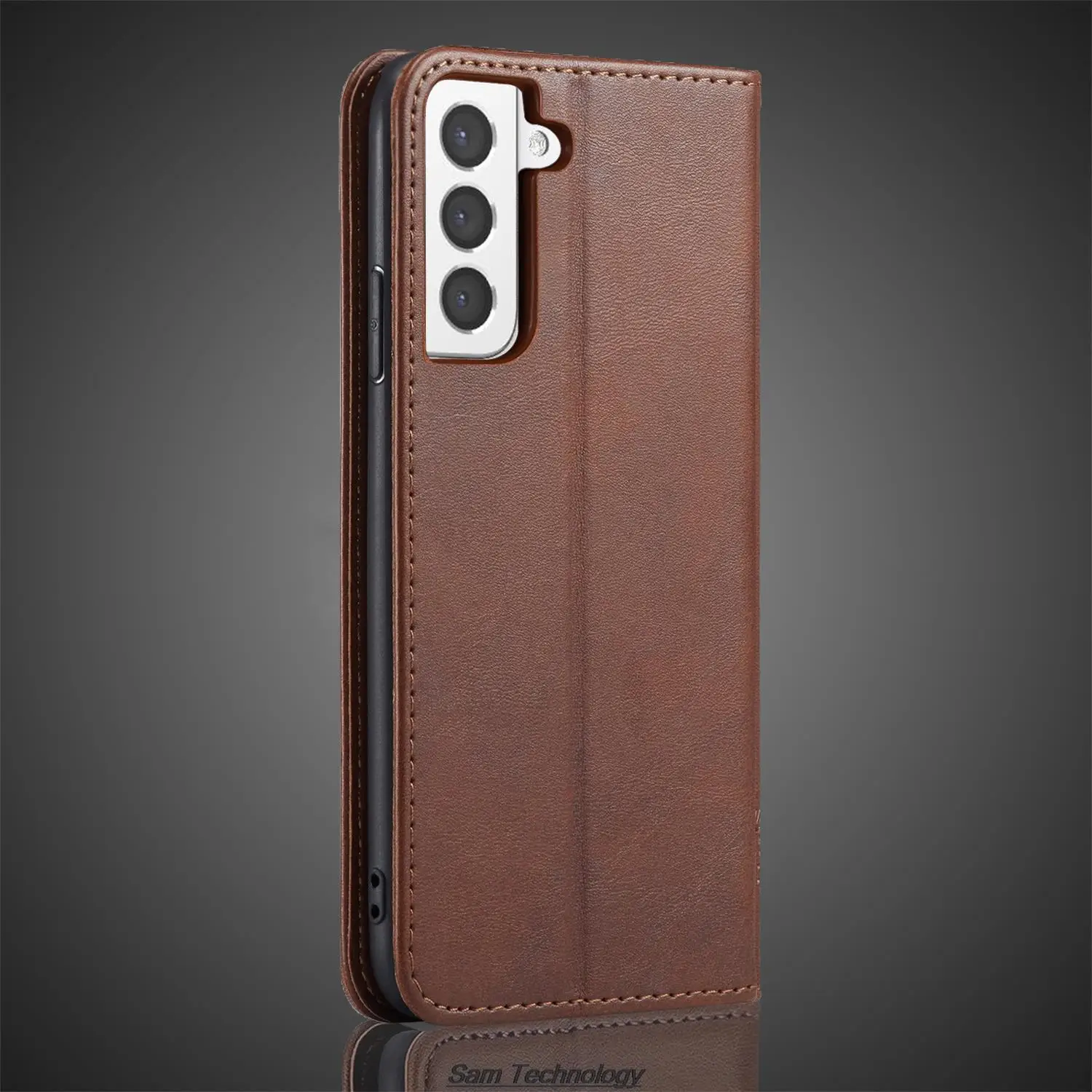 Magnetische anziehung Ledertasche für Samsung Galaxy S21 + / S21 plus 5G 6,7 "Holster Flip-Cover Brieftasche Telefon Taschen Fundas coque