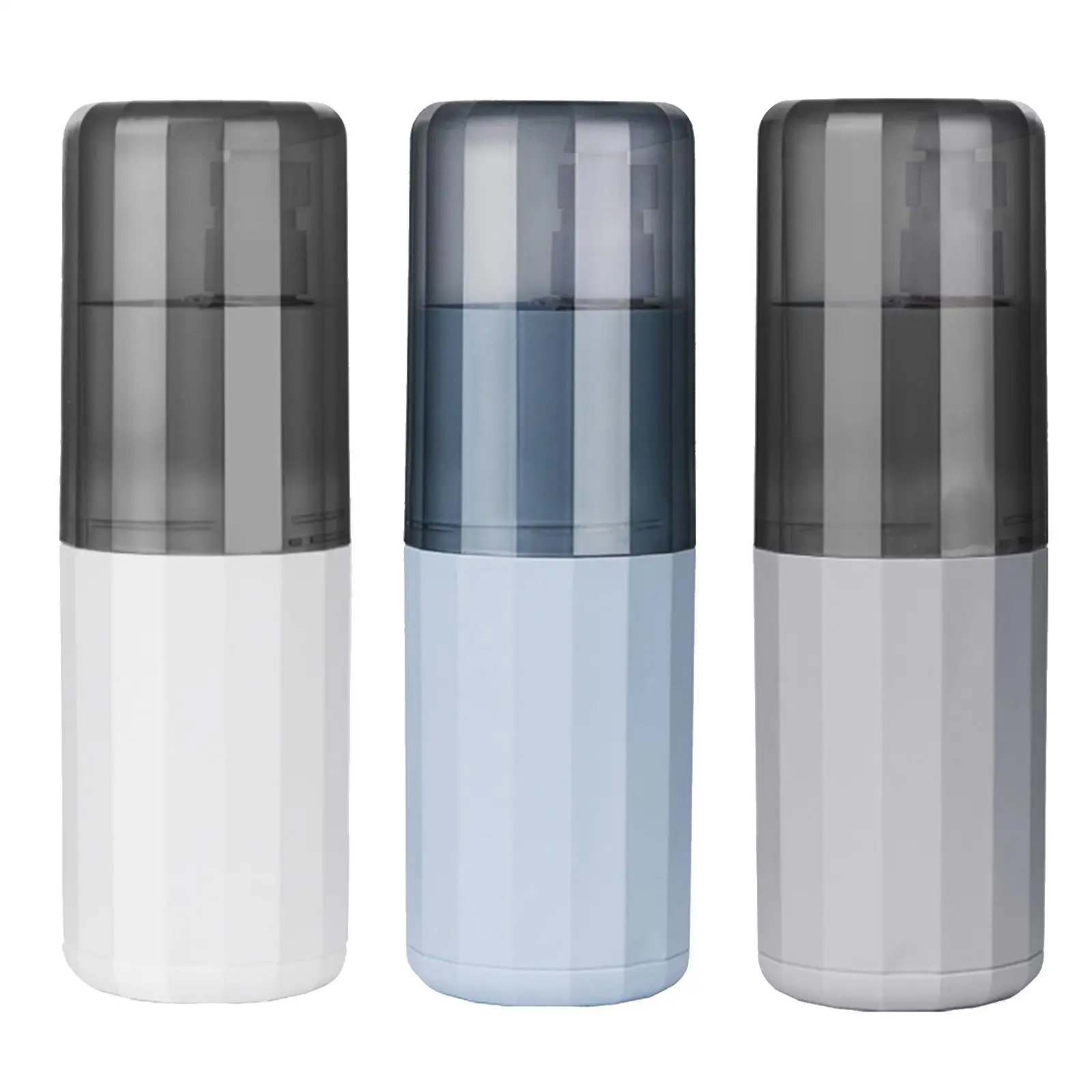ABS Travel Toothbrush Case with Detachable Inner Bottles Portable Storage Holder for Shampoo Soap Camping Trips