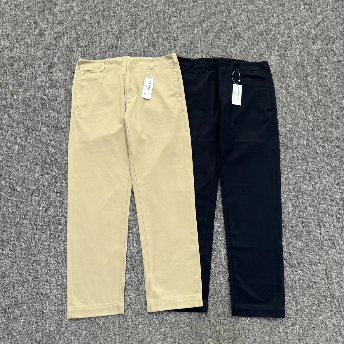 

NANC Japanese Sle Simple Multi-ket Straight Casual Long Pants Ci Outdoor Wind Loose Fit Zipper mid Waist Summer Youth