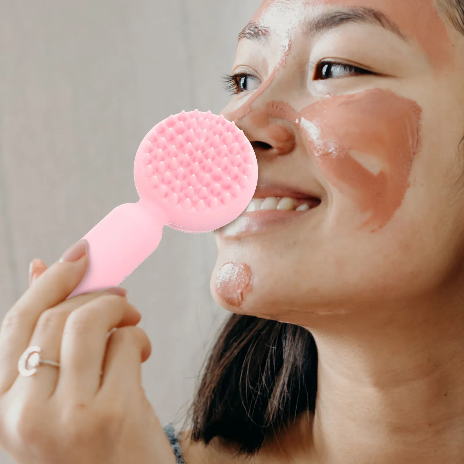 escova-facial-de-silicone-para-limpeza-facial-esfoliante-de-dupla-face-para-pele-oleosa-uso-em-casa-e-viagem-leve-e-portatil