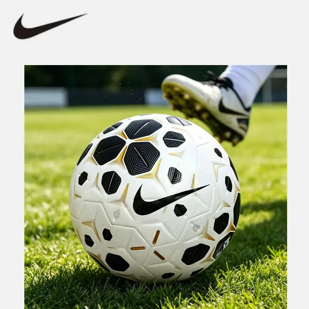 Nike Football Training Match Practical and Durable Match Ball for Men and Women Machine sewn Anti slip Soccer Ball HV6267-100