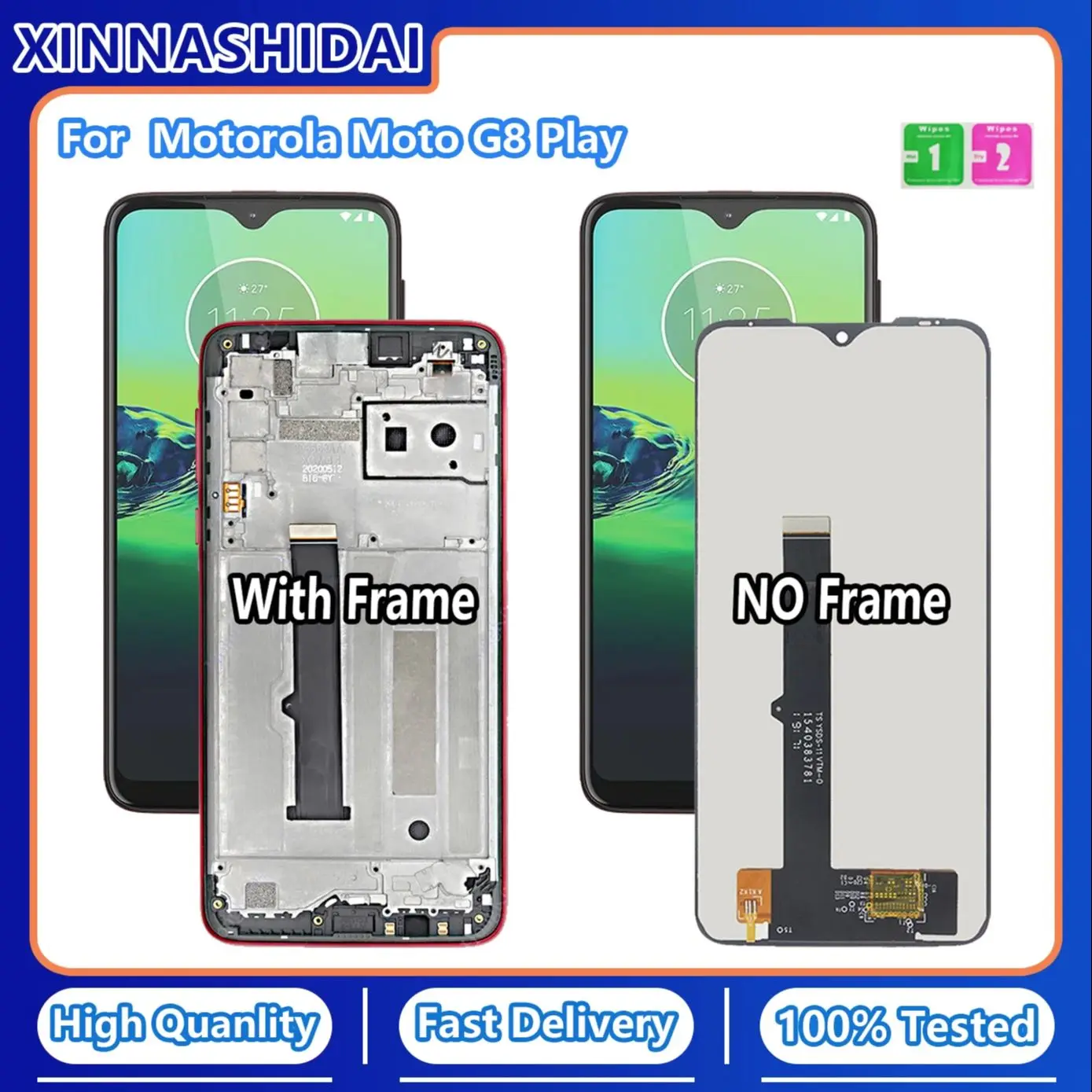 AAA+++For Motorola Moto G8 Play G8 Plus G8 Power LCD Display Touch Screen Digitizer For Moto G8Power Lite Display Replacement