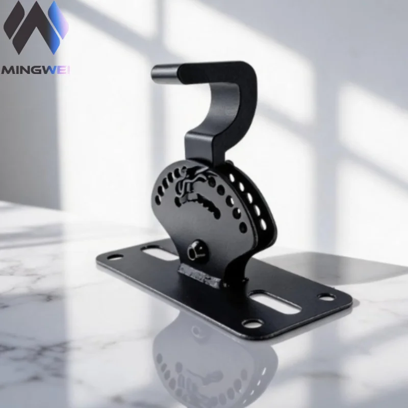 MW Audio Universal Speaker Wall Mount, Adjustable Bracket with Tilt & Swivel, Heavy Duty Steel 50kg Load, Handle Screw