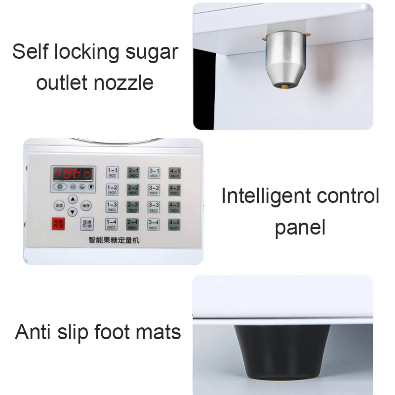 16 Grid Quantitative Fructose Filling Machine Bubble Milk Tea Shop Automatic Electric Syrup Sugar Dispenser Levulose Quantifier