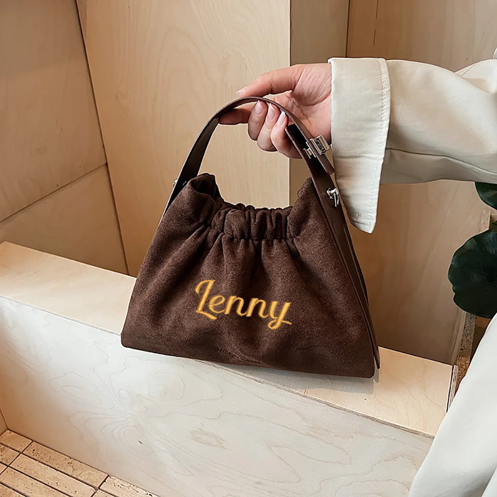 

Folding Small Bag For Women, 2025 New Versatile Customizable Embroidered Crossbody Bag, Fashionable Handbag, Cloud Small Handbag