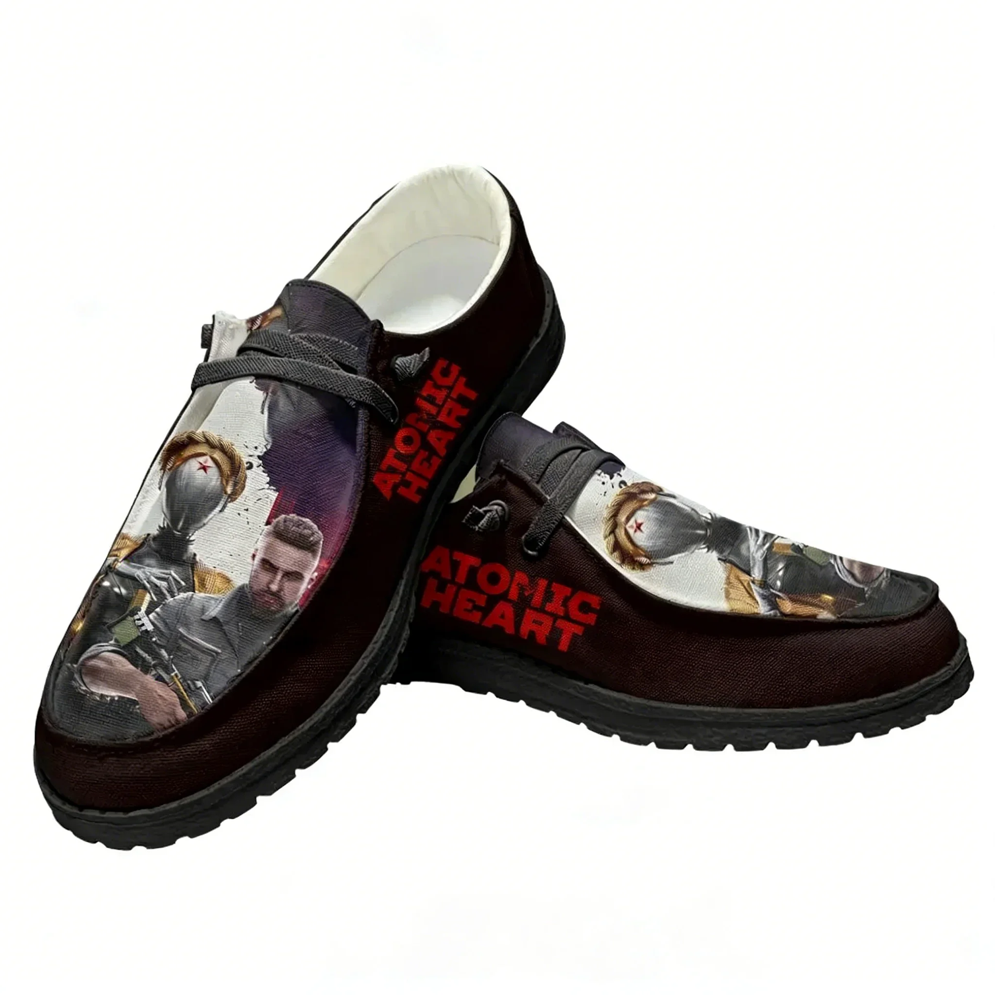 Atomic Heart Casual Shoes Flat Shoe Men Woman Breathable Casual Indoor Outdoor Lightweight Footwear Couple Custom Made Shoe