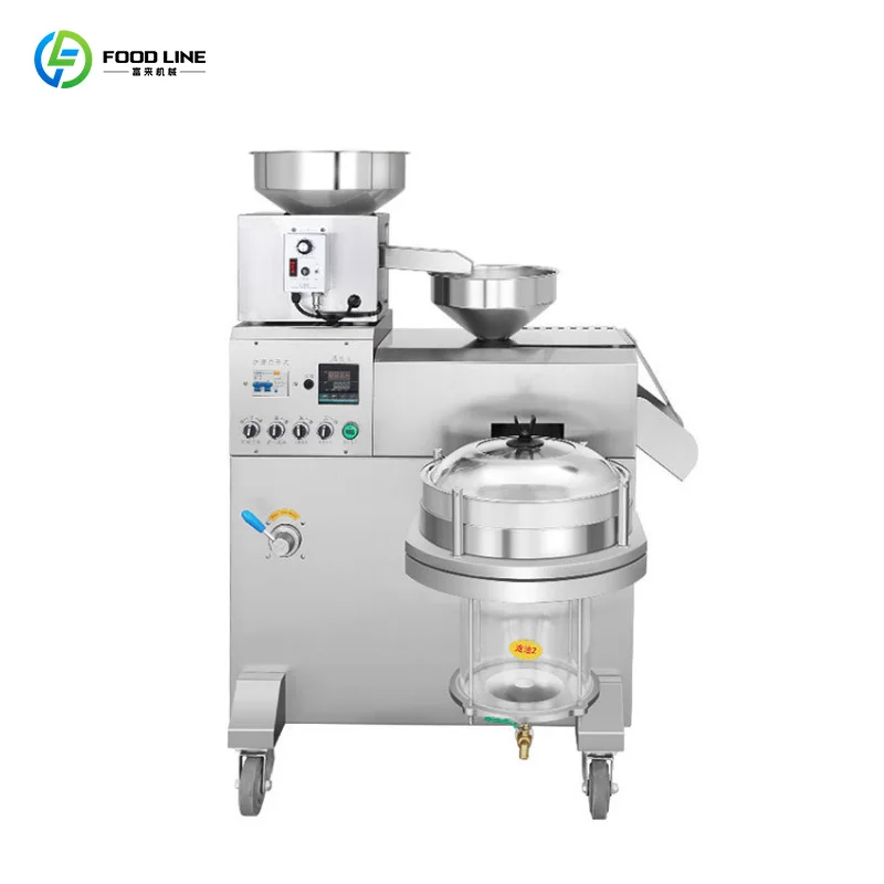 Customized Soybean Extractor Compact Oil Press Machinery for Small Food Factory Farm Independent Edible Oil Production Business