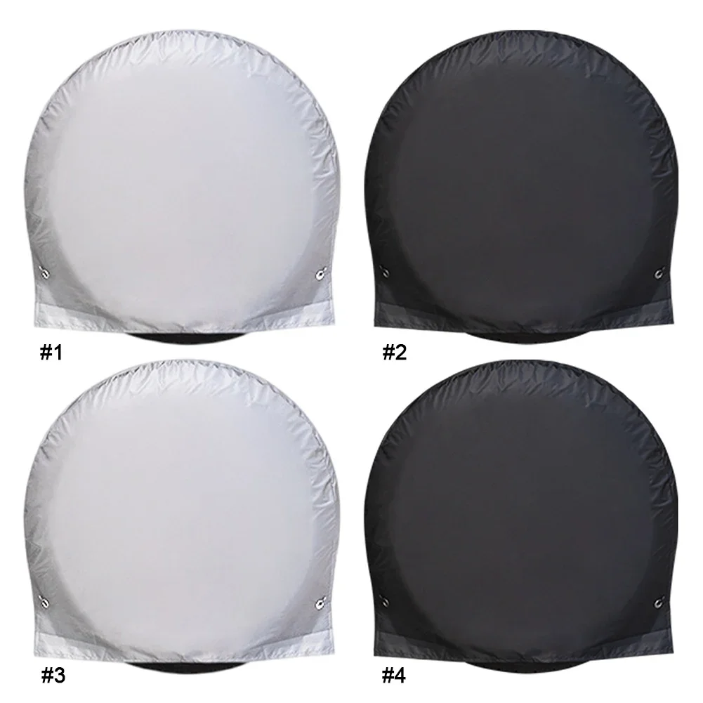 RV Tire Cover UV Resistant Automotive Wheel Protector Sun Protection Auto Tire Cover for Sun Rain Snow Tyre Protection
