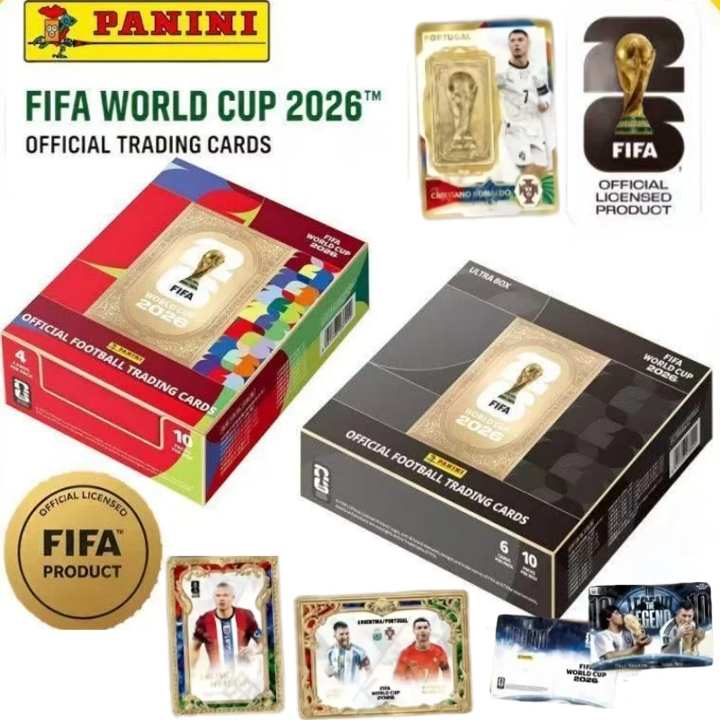 

2026 Panini&Kayou FIFA World Cup Official Soccer Star Card Football Players Collection Trading Cards Fans Memorabilia Party Gift