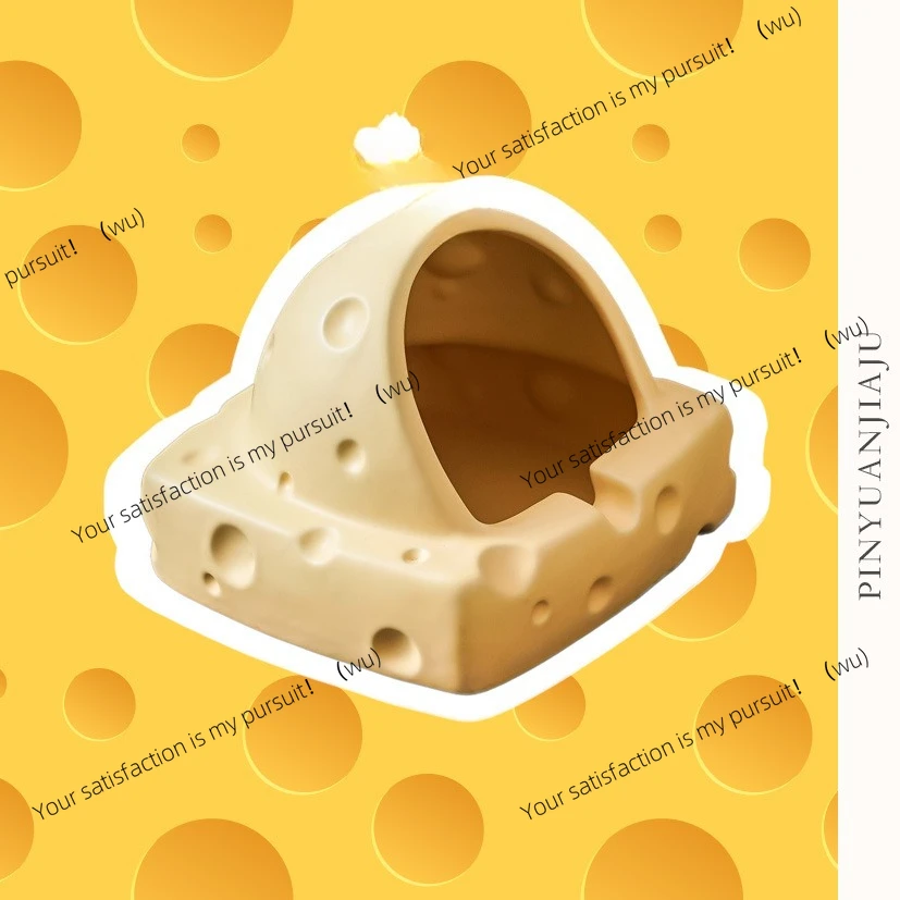 Cheese ceramic ashtray funnel, fly ash cover, household living room