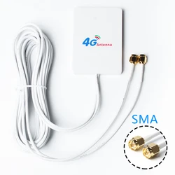 LTE Antenna 3G 4G TS9 CRC9 SMA Male Connector With External Antenna For Huawei ZTE 2M 4G Antenna Cable