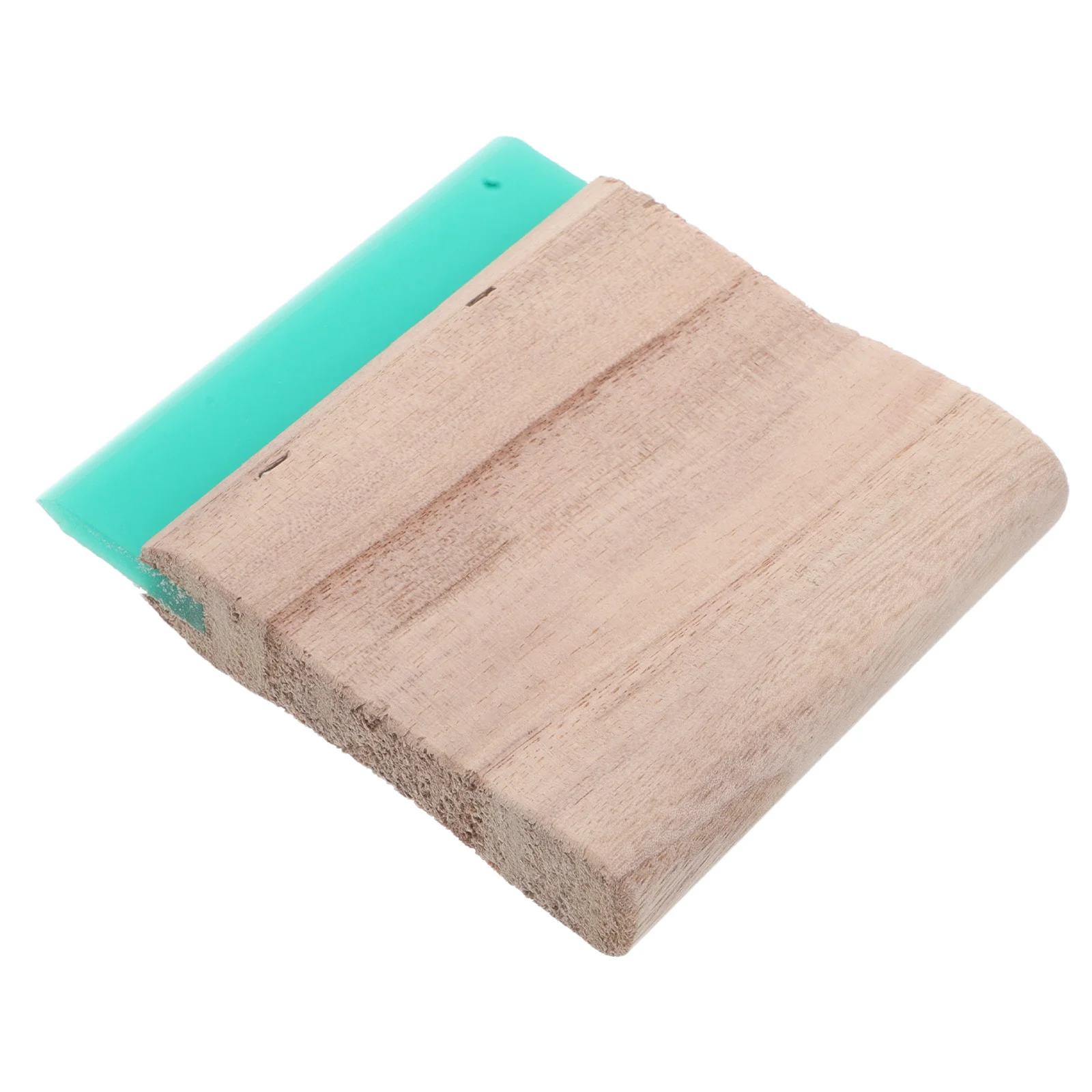 

75 Durometer Screen Printing Squeegee Wooden Handle 4.44X3.93X0.79 Inch Precision Ink Scraper For Fabric Textile Paper Flat