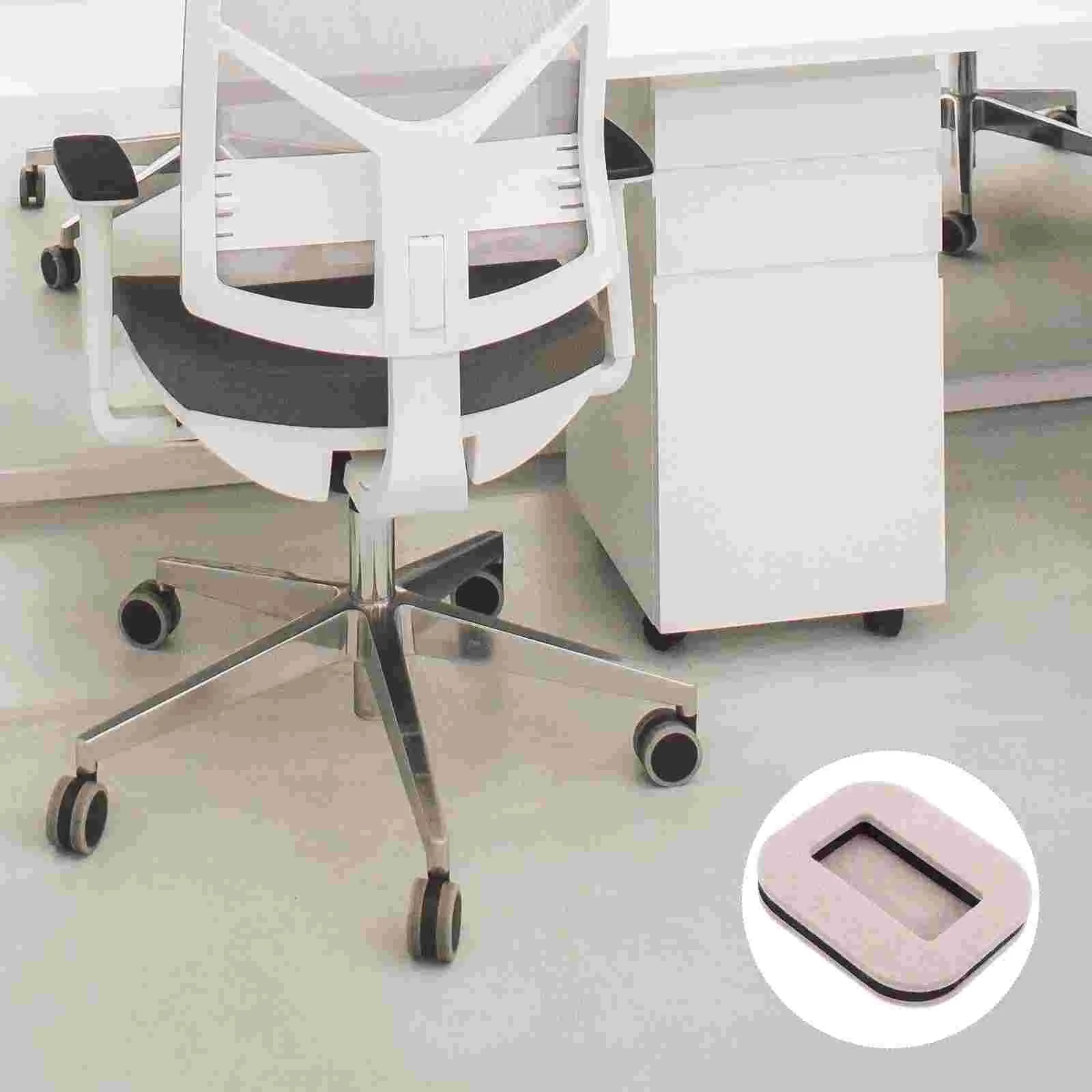 Roller Pad Cadeira Pés Protetor, Caster Copos, Protetores de móveis, Rubber Table Coasters, Rolha de rodas, Pernas, Rolhas, 4 pcs