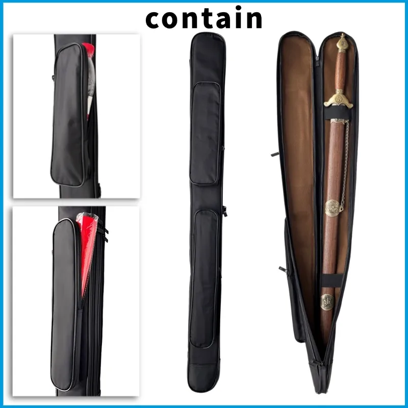 1.1Meter Tai Chi Sword Bag Martial Art Case 43in Can be placed 1 sword Waterproof Weapons Case With Shoulder Strap