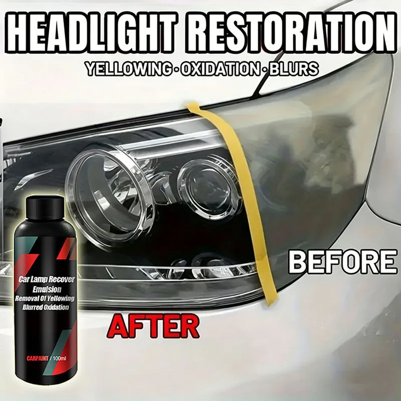 Cars Headlight Restoration Polishing Kits Headlamp  Cleaning Car Paste Paint Refurbish Agent Repair Kits Car Light Polisher