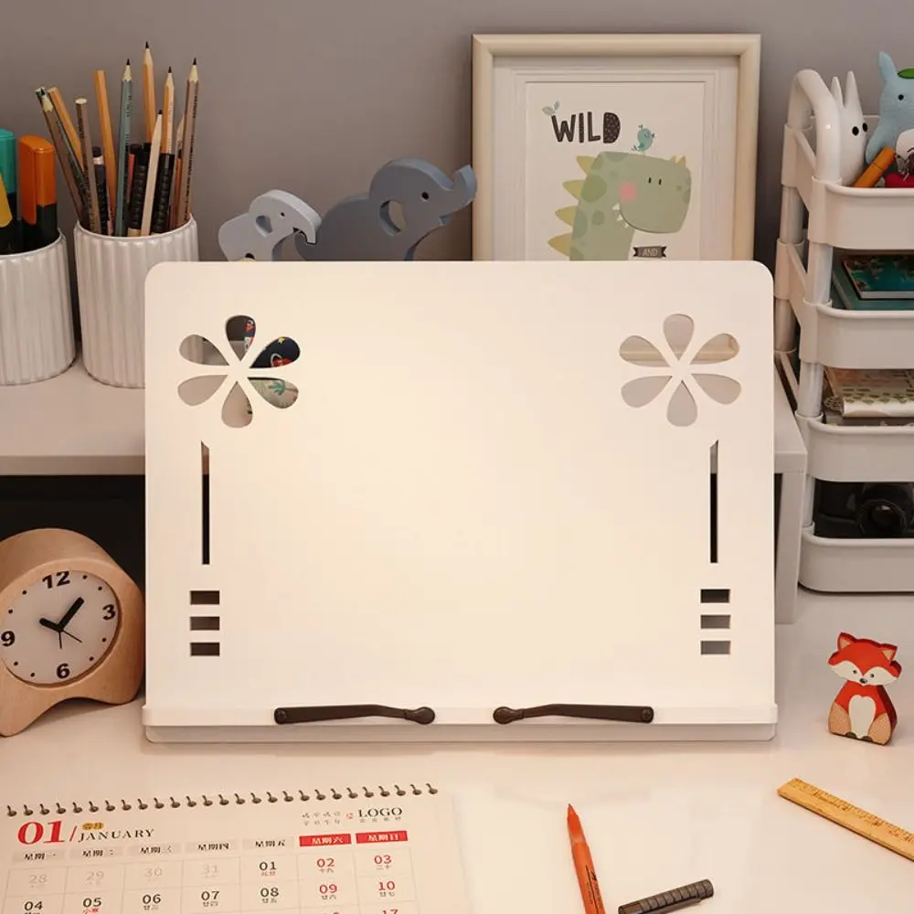 

Adjustable Wood Reading Stand Multi-Position Foldable Reading Rest Tablet Non-slip Drawing Support Book Holder Tray Study Room