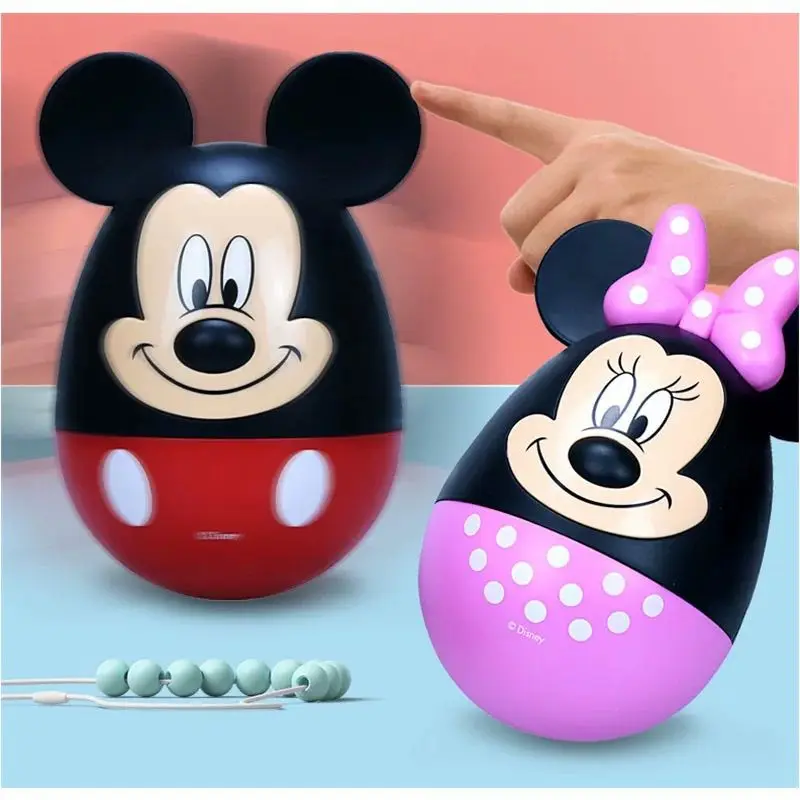 Disney geanimeerde cartoon schattige Mickey en Minnie jongen en meisje roly-poly spaarpot, spaarornament, studentenspeelgoed, verjaardagscadeau