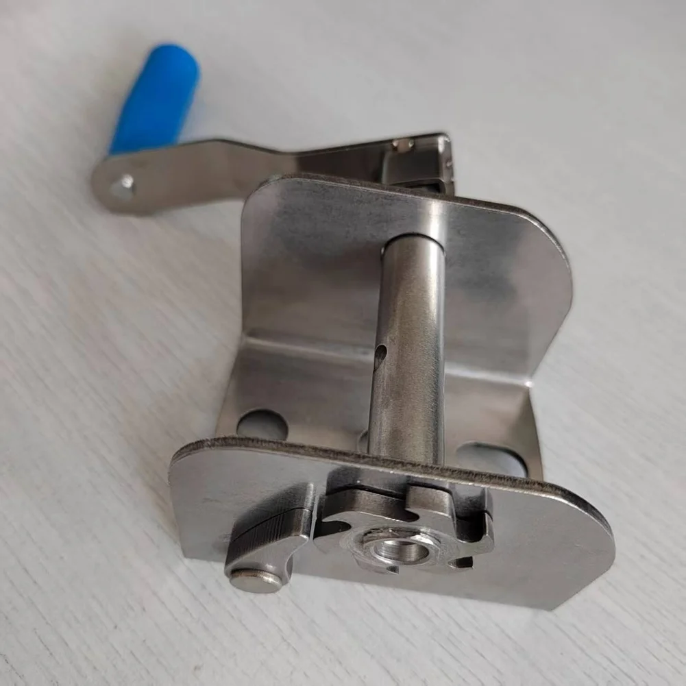 Hand Crank Tensioner Wire Tightener Rope Winder for Badminton Volleyball Basketball Net Gym Posts Stainless Steel 62x42x51mm