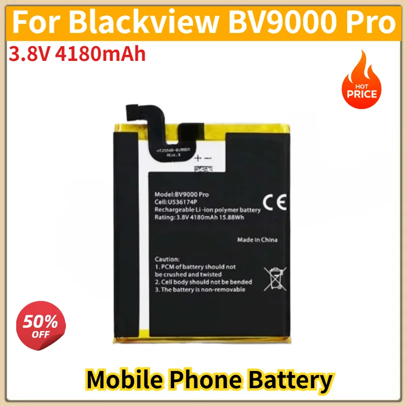 High Quality Phone Battery For Blackview BV9000 Pro Replacement Battery 3.8V 4180mAh