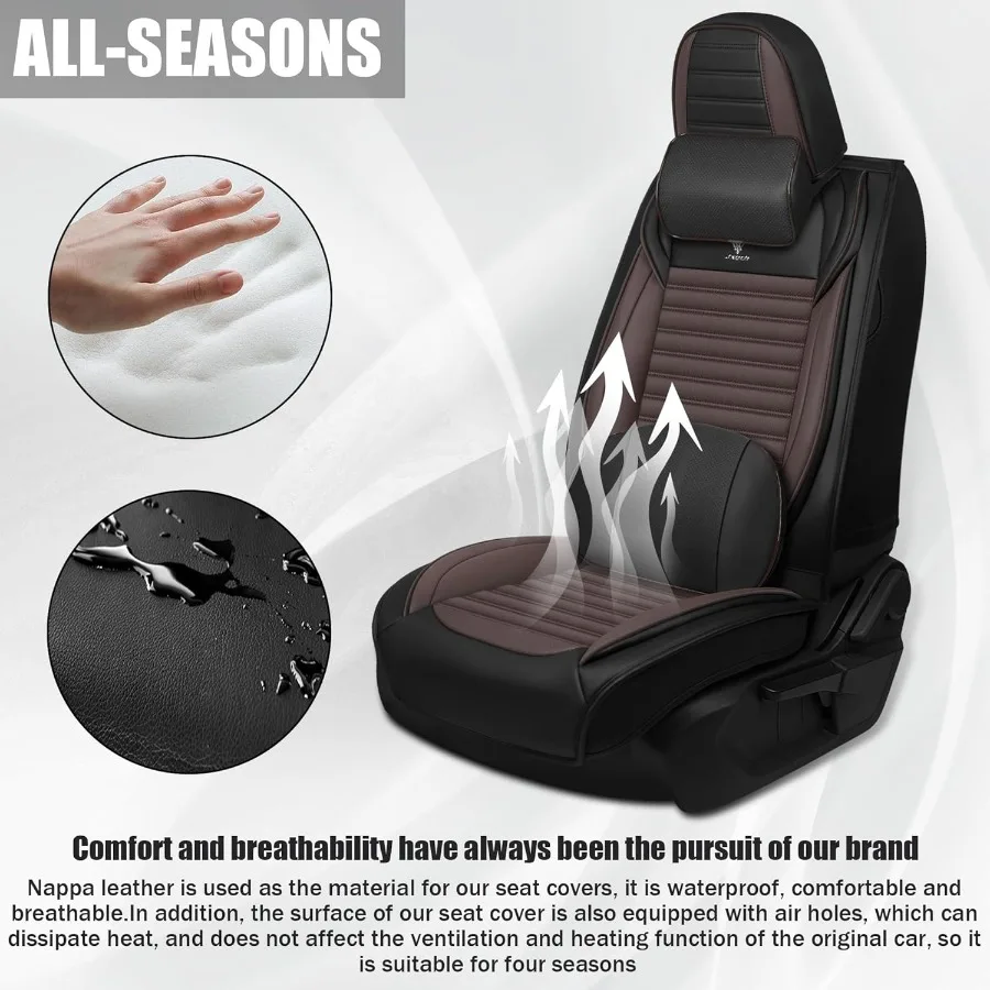 غطاء مقعد السيارة مناسب لسيارة تشيفي الاعتدال 20052024 قابل للتنفس ومقاوم للماء من الجلد الصناعي أغطية مقاعد عصرية غير قابلة للانزلاق