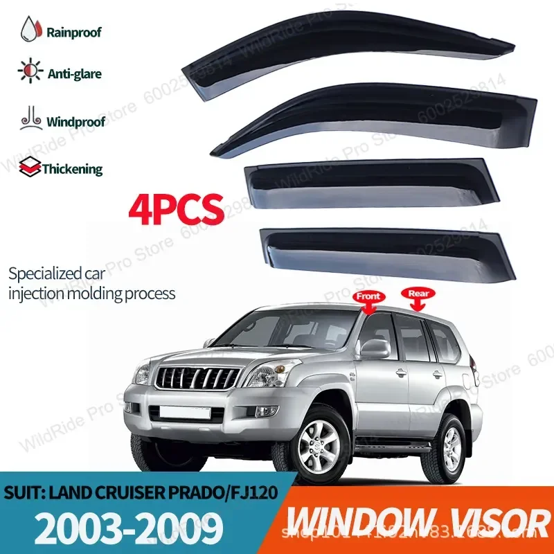 Cross Border Application for Toyota Prado 2003 to 2009 Window Protection Rain Protection Car Rain Protection