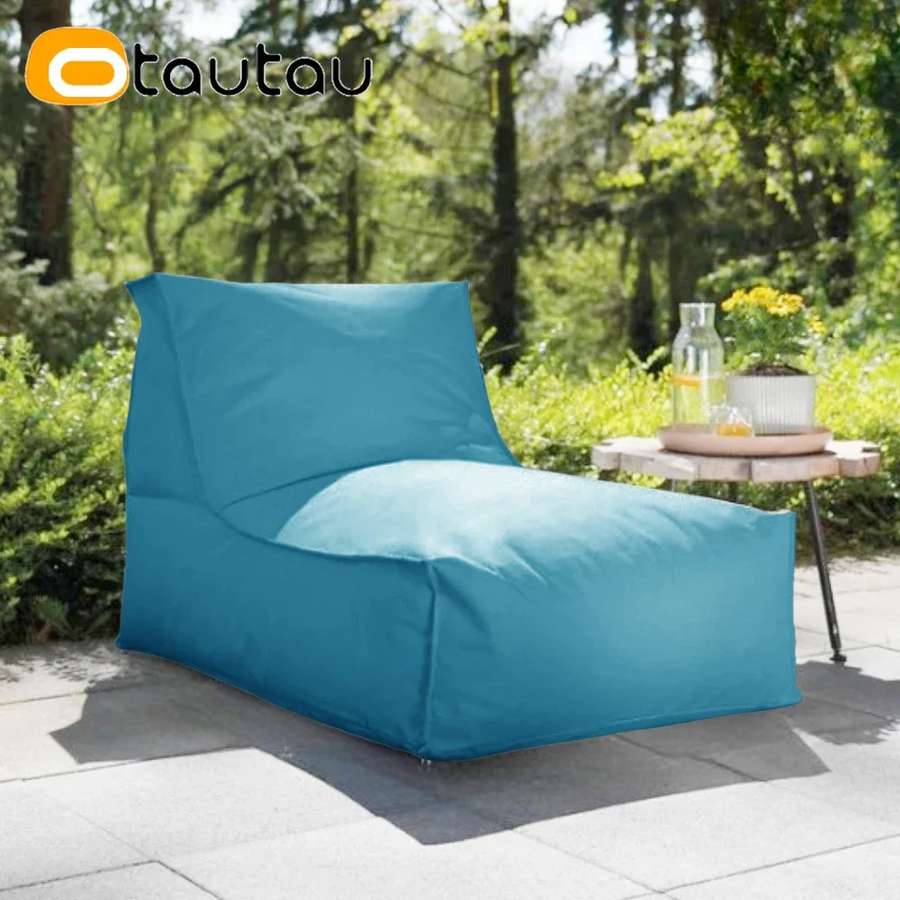 OTAUTAU Outdoor Oxford Zitzakhoes Zwemmen Zwembad Float Lounger Beach Club Poef SF505 【Geen vulmiddel! U moet het zelf opvullen!】