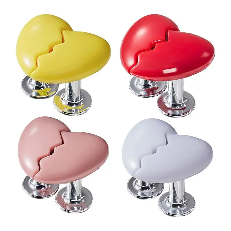 Toilet Flush Button Pusher Multifunctional Heart-shaped Toilet Tank Button Long-Lasting Toilet Plungers for bathroom accessory