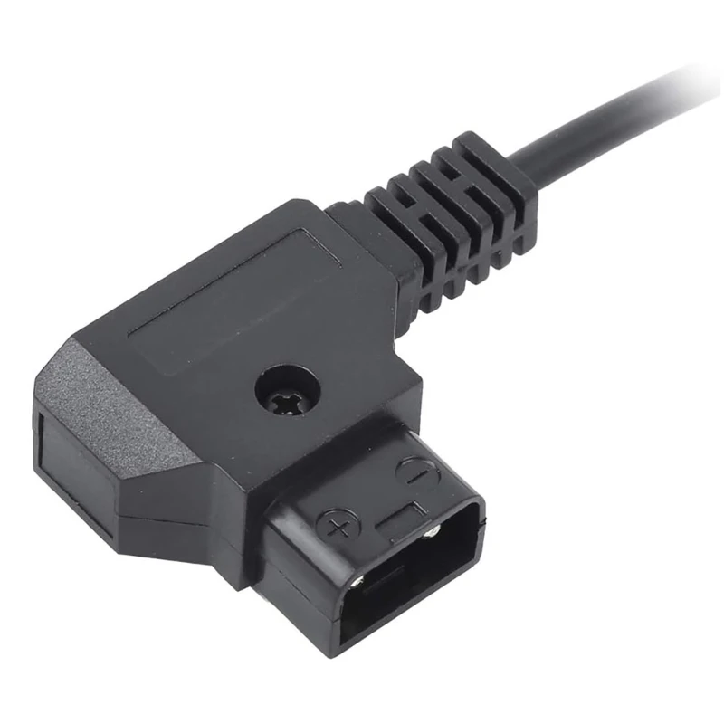 SZYA D Tap to DCRight Angle Coiled Power Cord for LCD Assist Monitors D Tap to DCRight Angle 12V Locking Device Spring Wire image 3