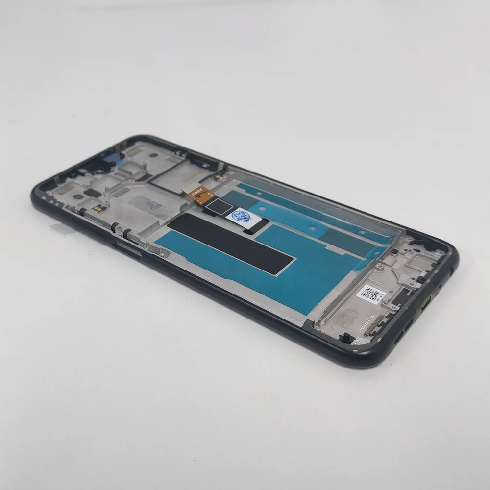 Rakitan Digitizer Layar Sentuh LCD 6,67 "asli dengan Bingkai untuk Nokia X100 5G - Pengganti