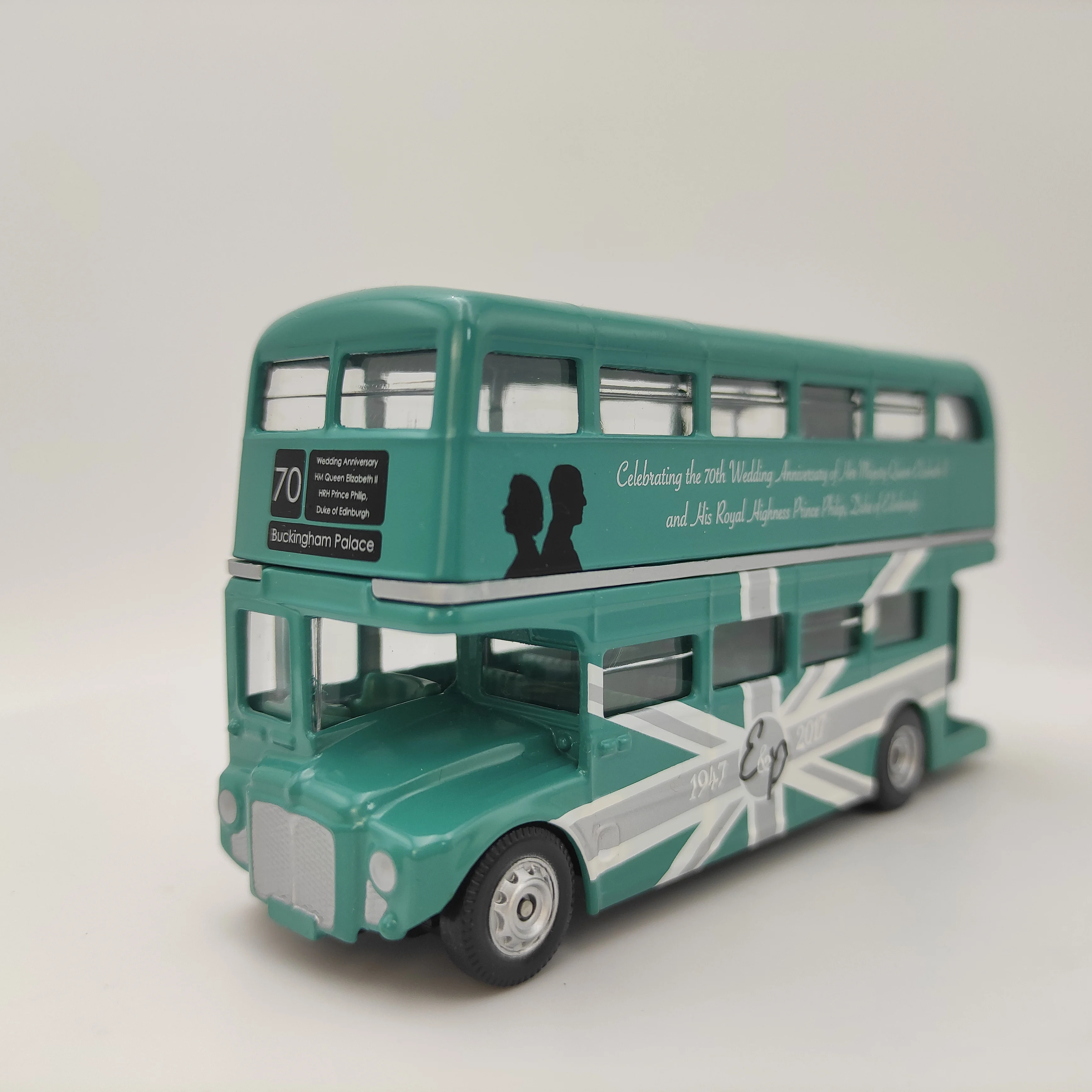 

Diecast CORGI British Elizabeth Double-decker Bus Alloy Car Model Bestseller Collectible Toy Gift Souvenir Display Ornament