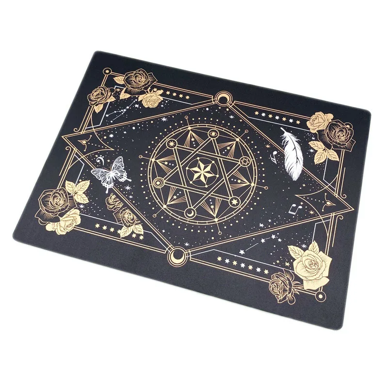 Black A4 Cutting Mat Magic Array Pattern Polymer Clay Making Mat Handmade Engraving Anti-cut Mat Hand Account Pottery Tool