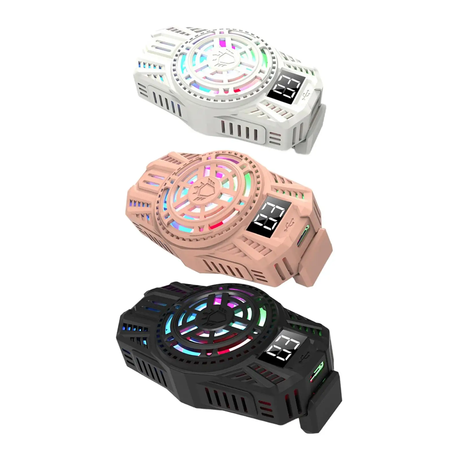 Phone Cooling Fan Radiator with Light Semi Conductor Heatsink for Most Phone