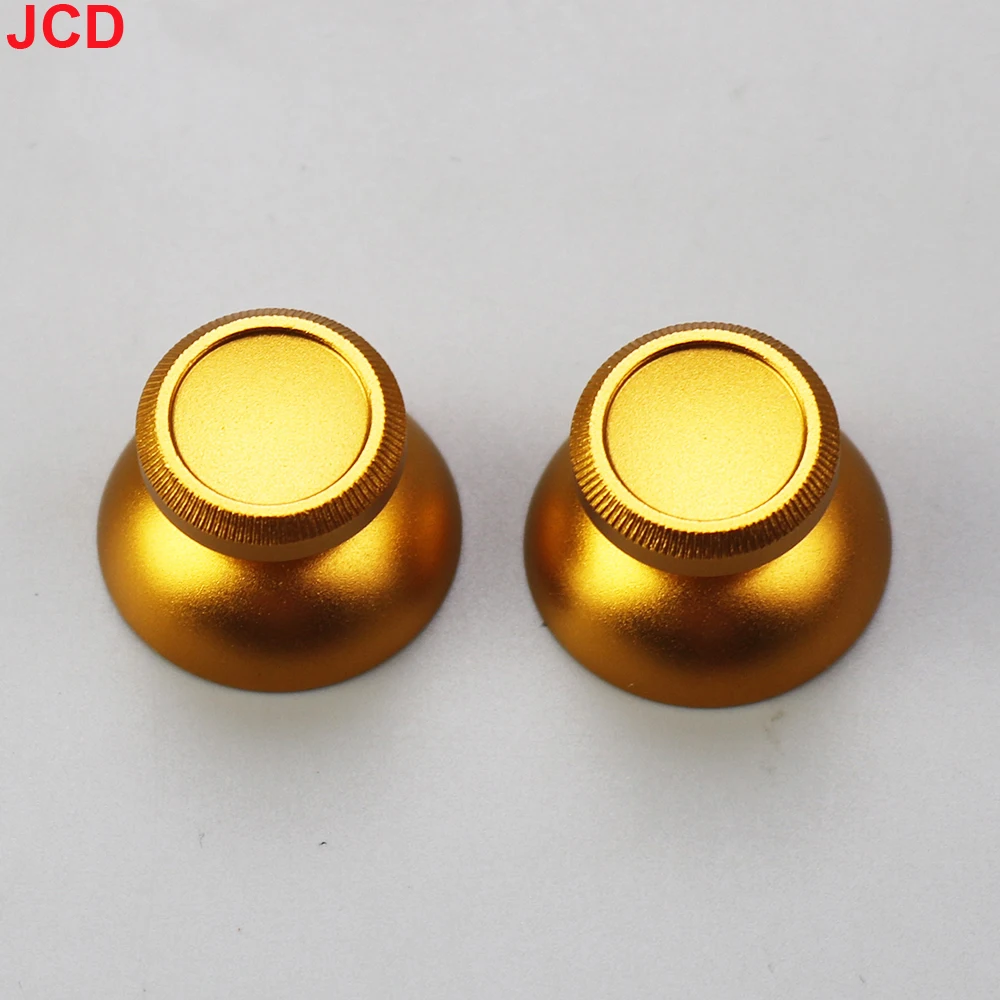 JCD 2pcs Metal Joystick Grip Cap Analog Thumb Stick Cover For PS4 Xbox One Gamepad Controller Thumbstick Replacement