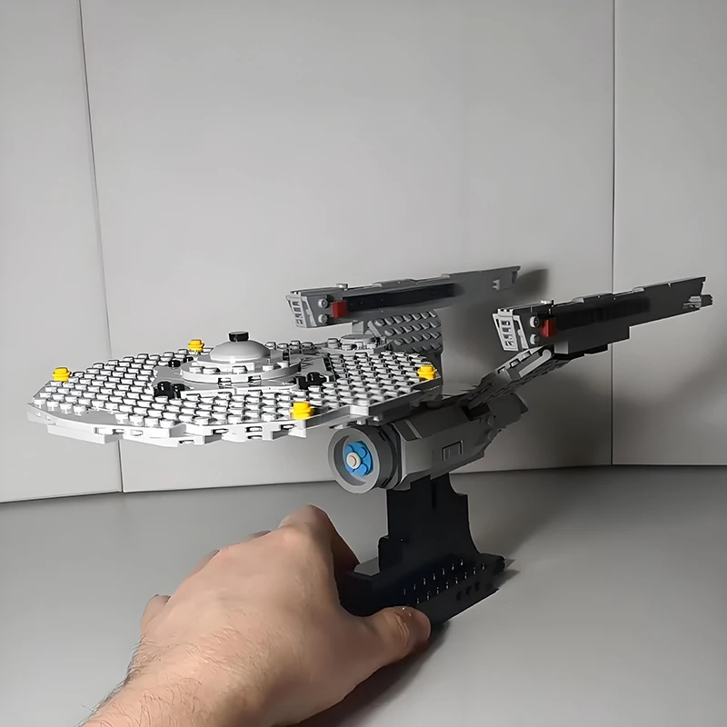 NEW 535PCS MOC Constitution Class Starship Enterprise A Space Trek Ship Building Blocks Set DIY Bricks Collection Toys Gifts