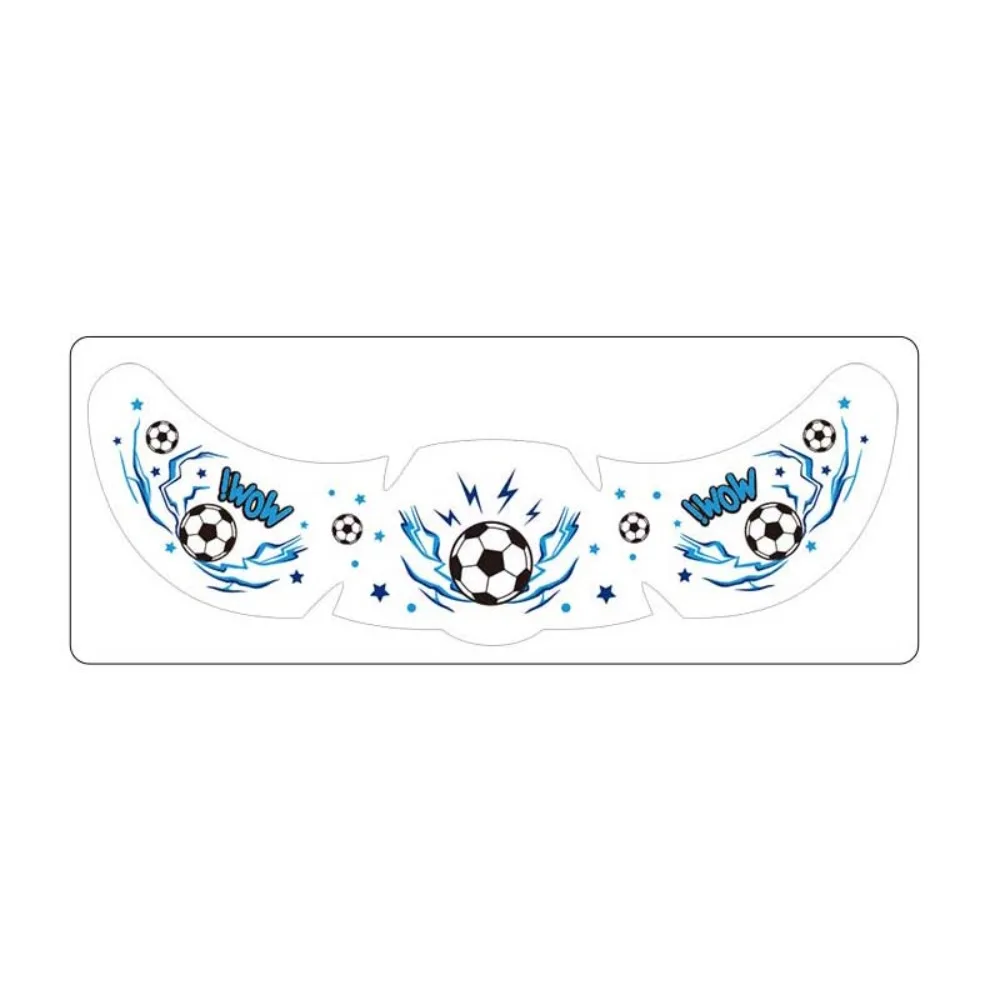 Sports Event Match Football Face Temporary Tattoo Freckle Makeup Featuring Fun Cartoon Ball Soccer Freckle Tattoo Long Lasting