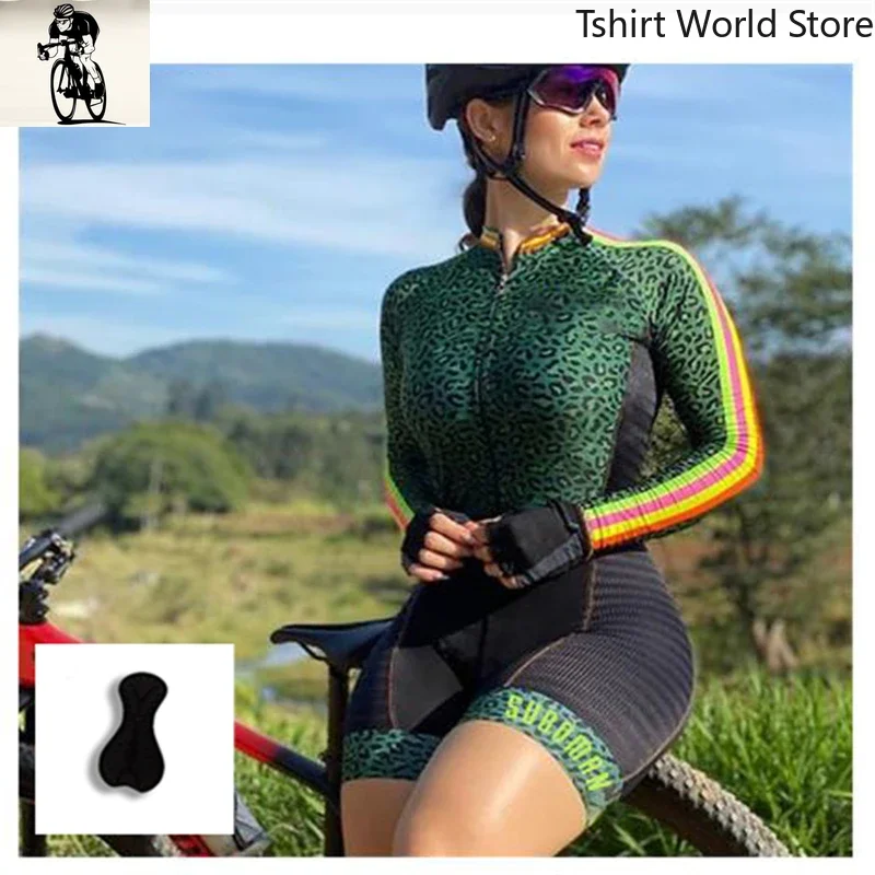 China Manufacturer Women's Quick Dry Short-sleeve Shorts Custom OEM Bike Triathlon Jumpsuit  Suit Mountain Cycling Jersey Suits