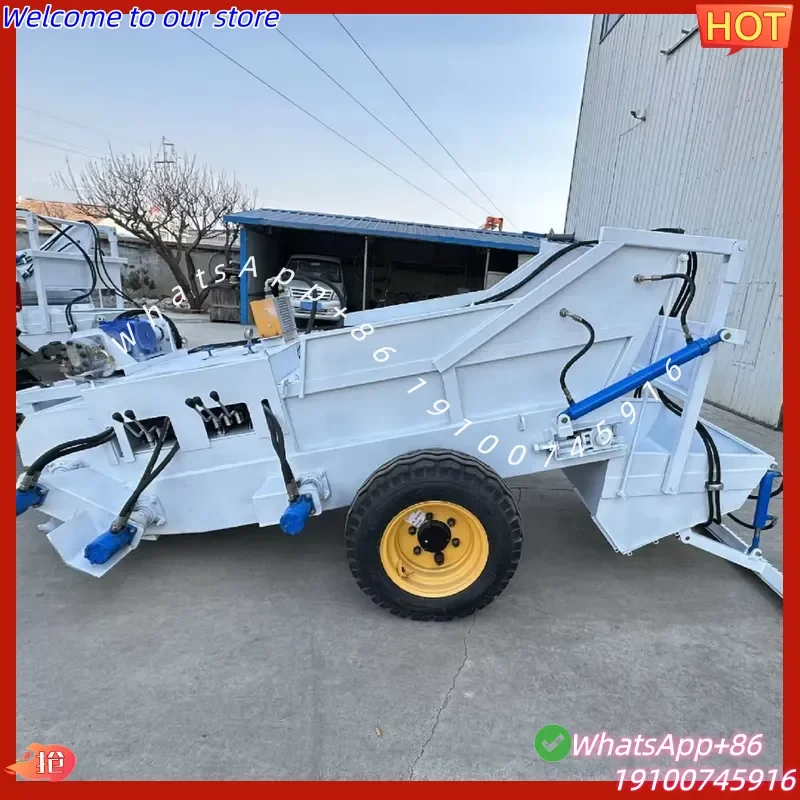 2026 High-Efficiency Eco-Friendly 1000mm Width Tractor-towed Hydraulic Beach Cleaner Beach Cleaner Machine