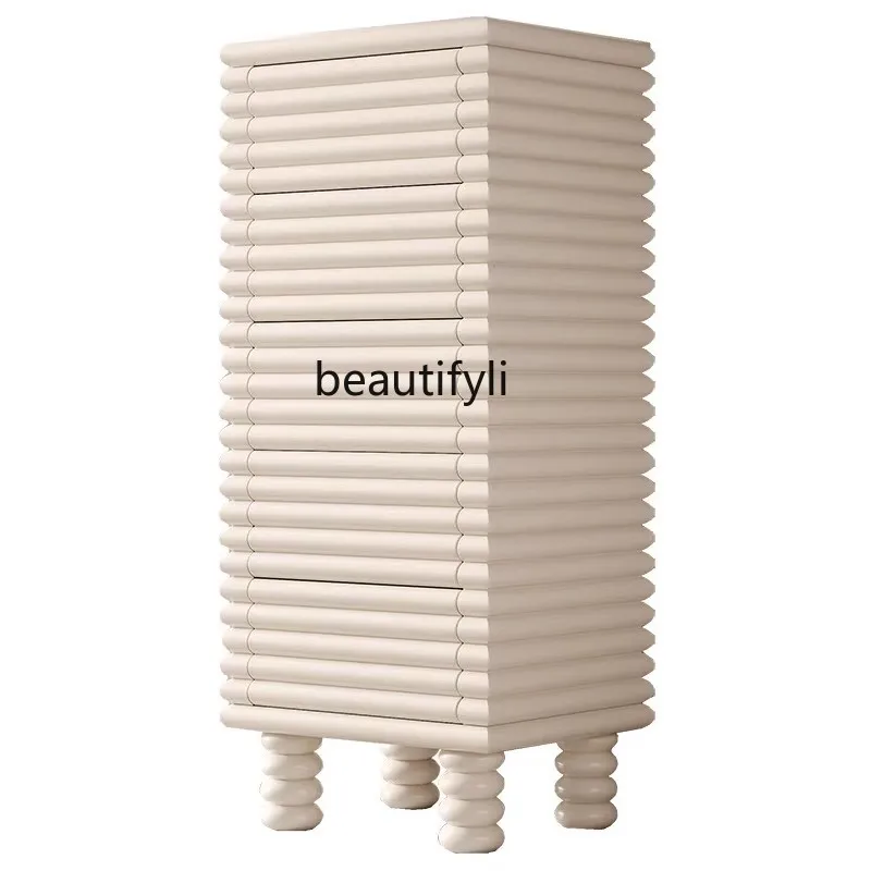 

Скандинавский комод с рисунком, персонализированный художественный ящик, современный минималистичный шкаф для хранения из массива дерева