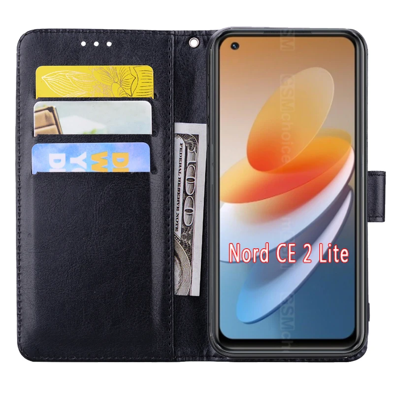 CPH2409 Wallet Cover For OnePlus Nord CE 2 Lite Case Flip Leather Stand Protective Etui Book For OnePlus Nord CE2 Lite Case Bag