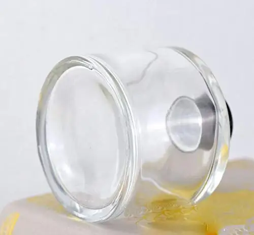 1PC 100ML /3.4oz Round Glass  Diffuser Bottle Indoor Volatile Liquid Container For DIY Fragrances Perfume Aromatherapy  Decorati