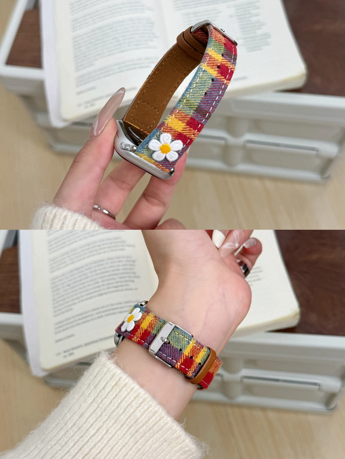 20mm Band For Samsung Galaxy Watch 7 FE 5 Pro 4 6 classic 44mm 40mm leather loop Braided sport bracelet correa Strap