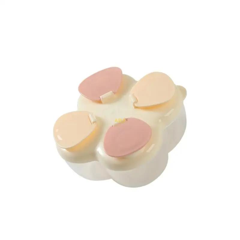

Leakproof Baby Powder 4-slot Design Travel Size Container Box For Formula Milk Powder Dry