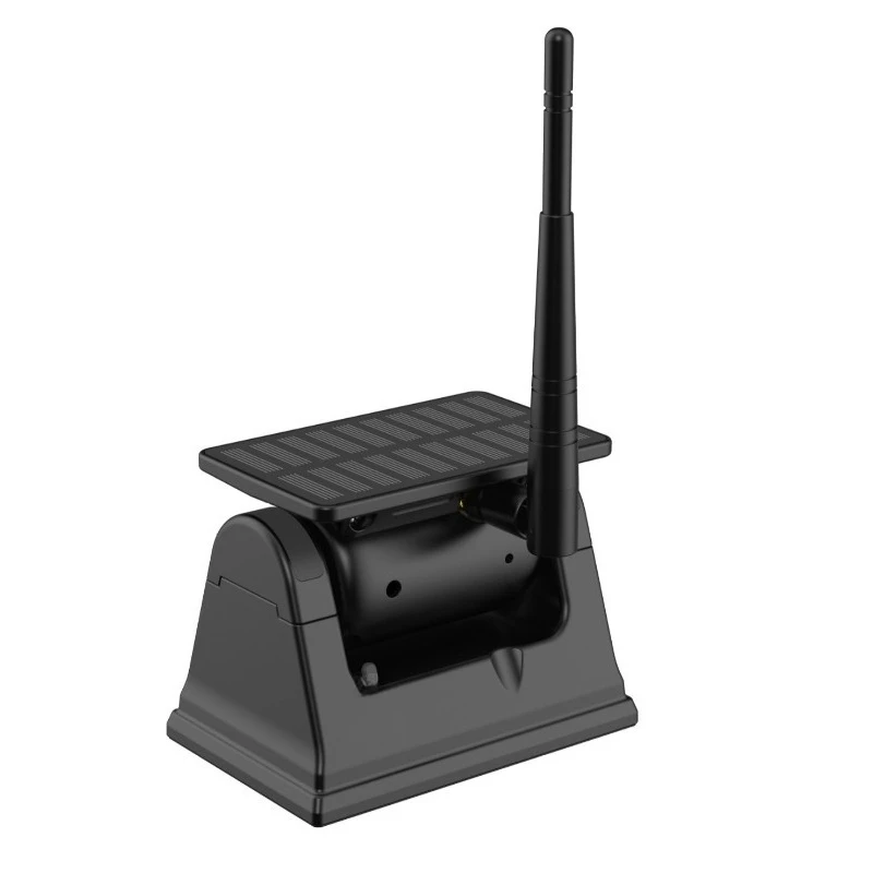 Solar wireless camera rearview reversing video monitoring system with magnet suction battery charging