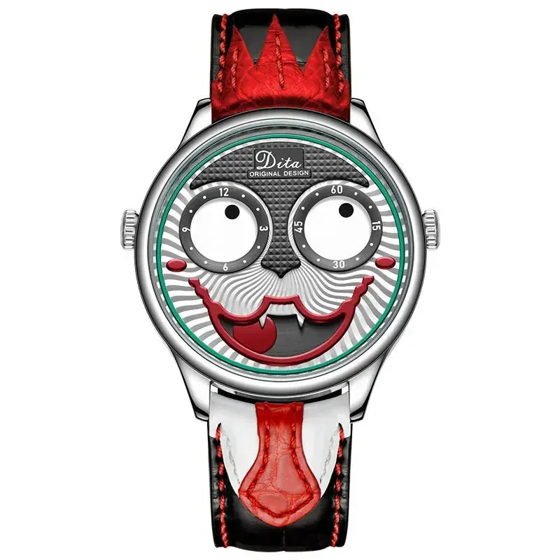 New Concept Russian Clown Watch Men's Stylish Simple Quartz Watch Student Waterproof Watches